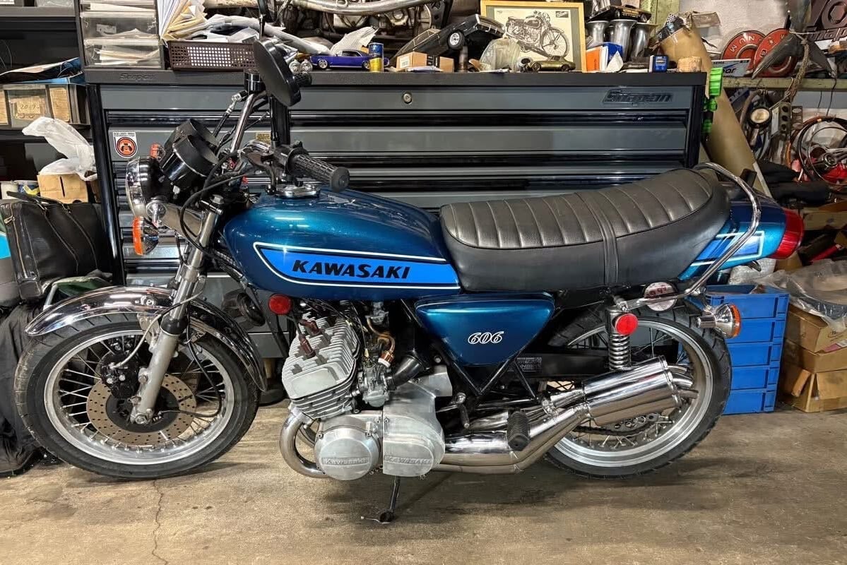 Moto de ensueño: Kawasaki KH606 de ¡7 cilindros!