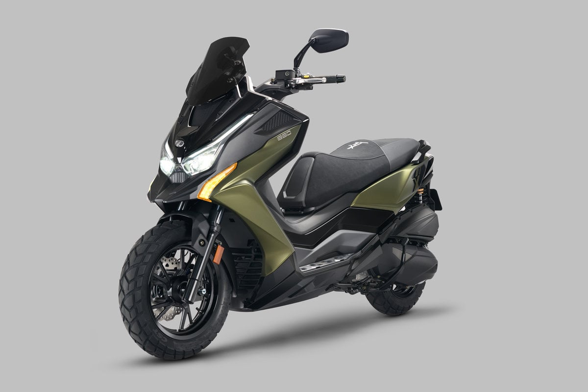 KYMCO DTX 350 2025: su nuevo scooter-trail para carnet A2