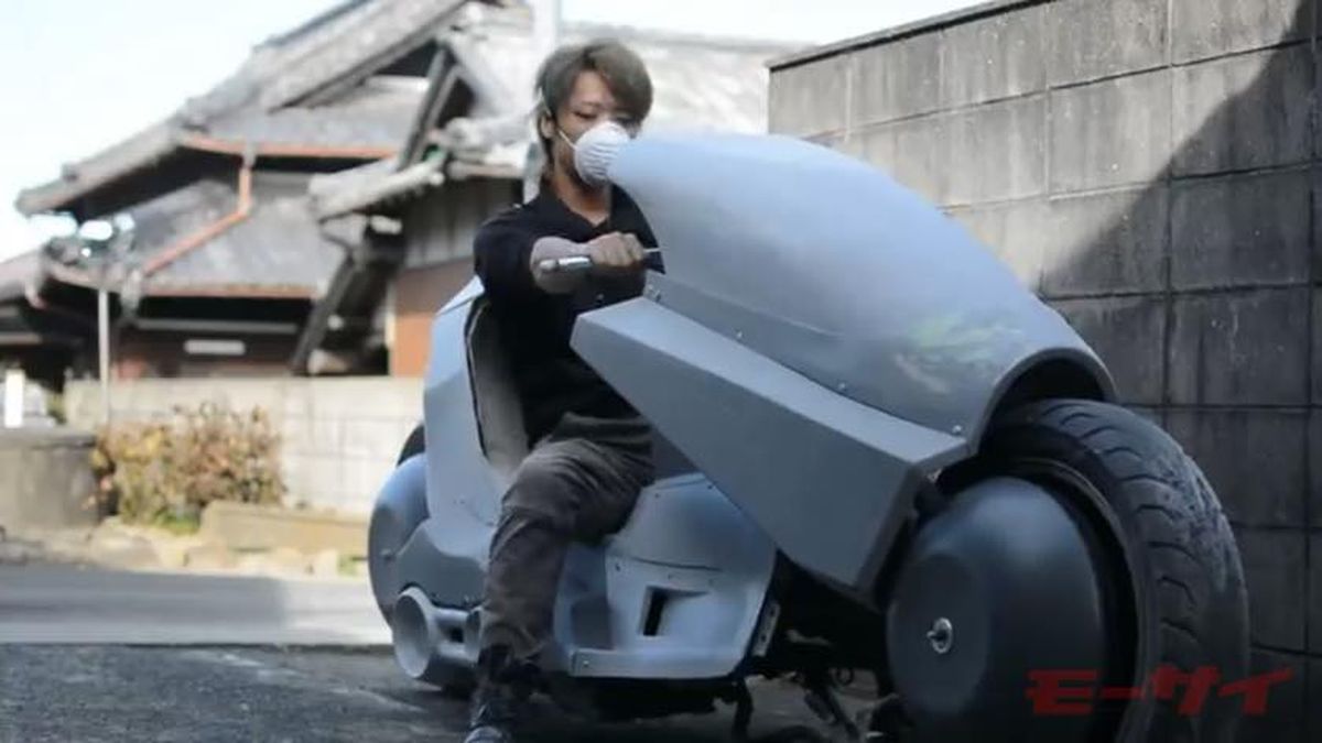 De cine: ¡la moto de la película-cómic Akira!