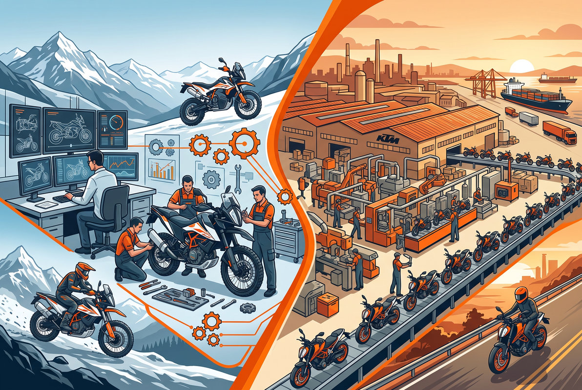 Las KTM se seguirán fabricando en Austria Las KTM se seguirán fabricando en Austria
