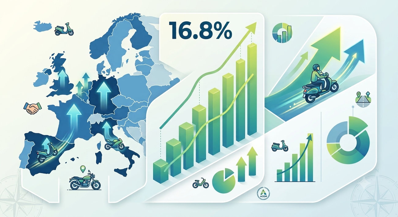 Ventas primer semestre en Europa: Italia manda y España es ¡segunda!