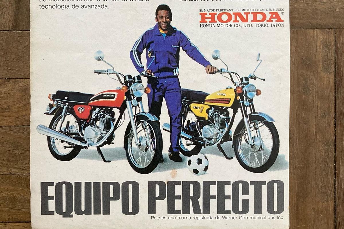 DEP Pelé, la imagen de Honda en buena parte del mundo