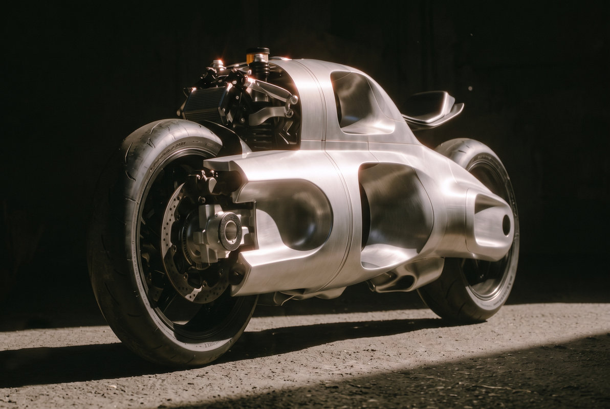 REV-1: la futurista moto alimentada por hidrógeno y con 600 CV