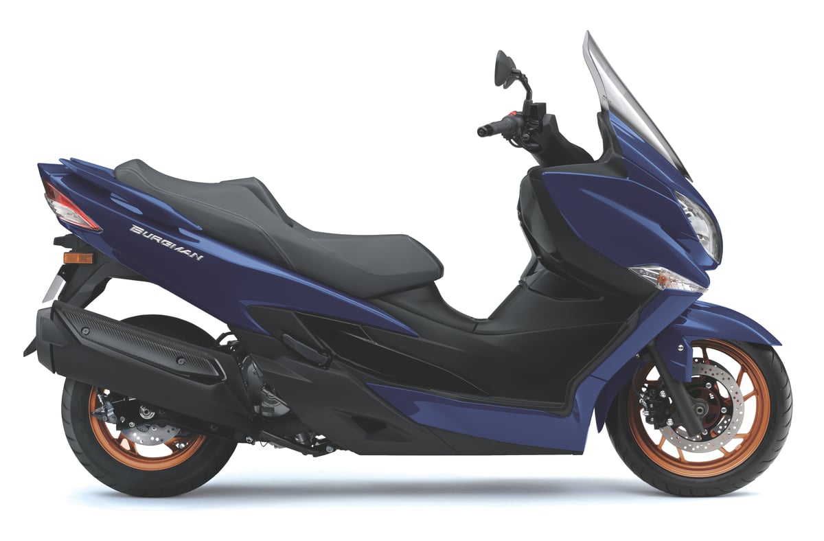 Suzuki Burgman 400 2026: llega por 7949 euros con 8 años de garantía