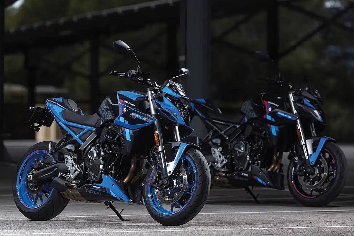 Suzuki GSX-8S Team Suzuki: decoración de carreras