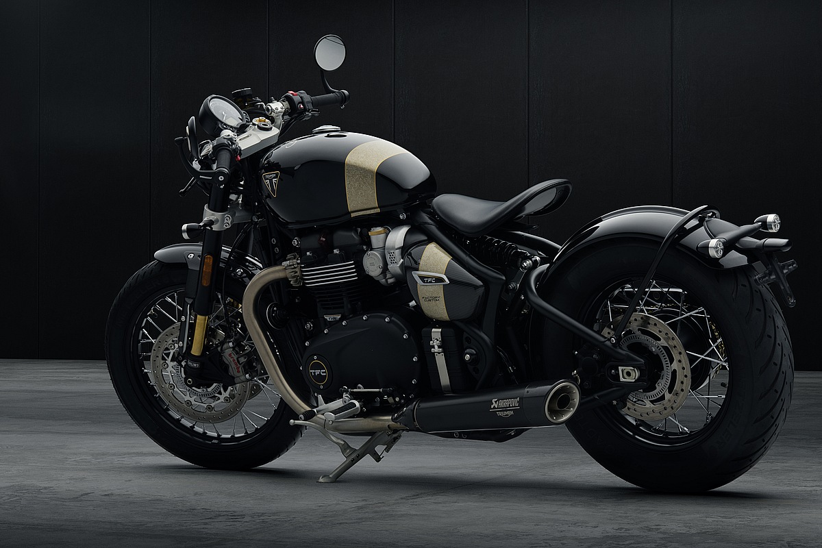 Nueva Triumph Bonneville Bobber TFC: escultural y exclusiva