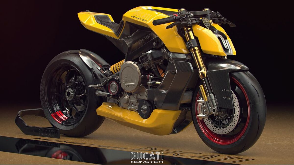 La Ducati Monster eléctrica nacida para un videojuego