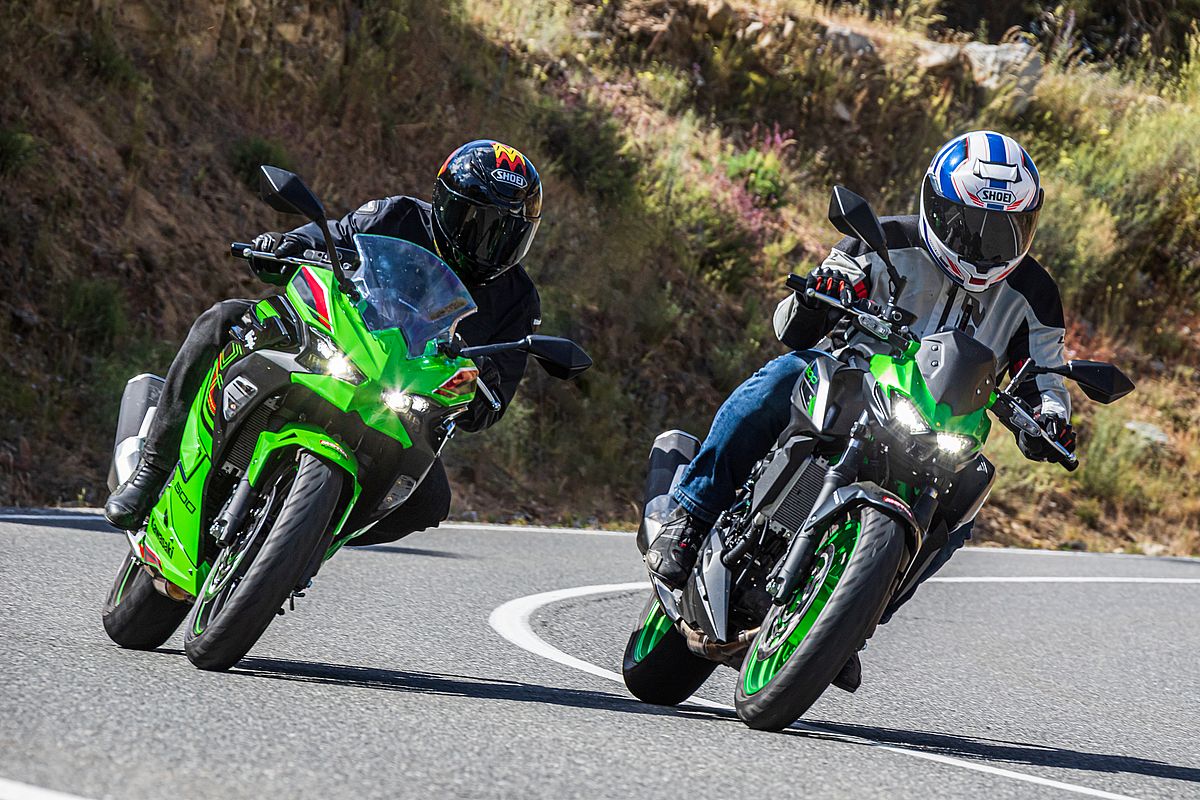 moto en carretera