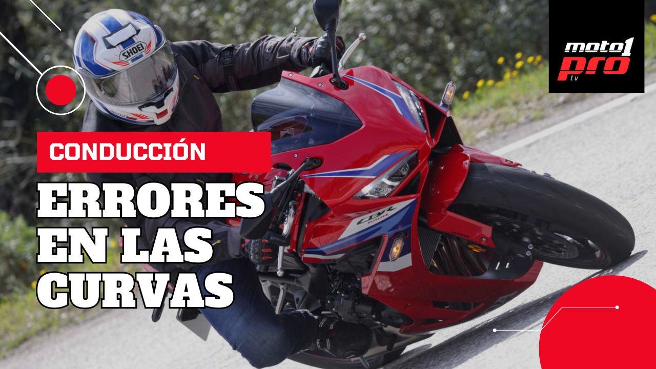 Conducción en moto: errores en las curvas