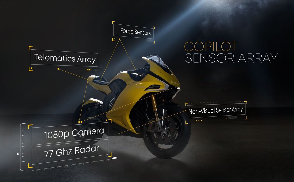 Damon: La moto eléctrica del futuro ¡y autónoma! 