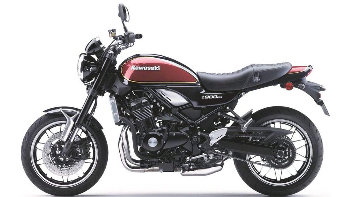 Nuevos colores para la Kawasaki Z900RS 2023: rojo y negro