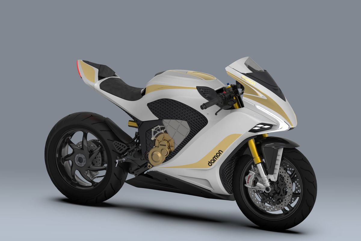 Damon: La moto eléctrica del futuro ¡y autónoma! Damon: La moto eléctrica del futuro ¡y autónoma!