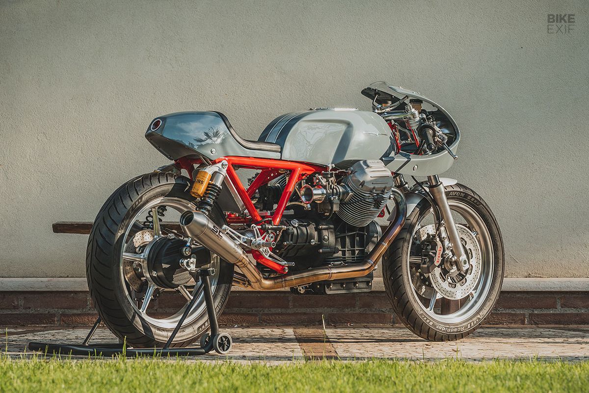 Moto Guzzi 1000 SP café racer: homenaje al abuelo