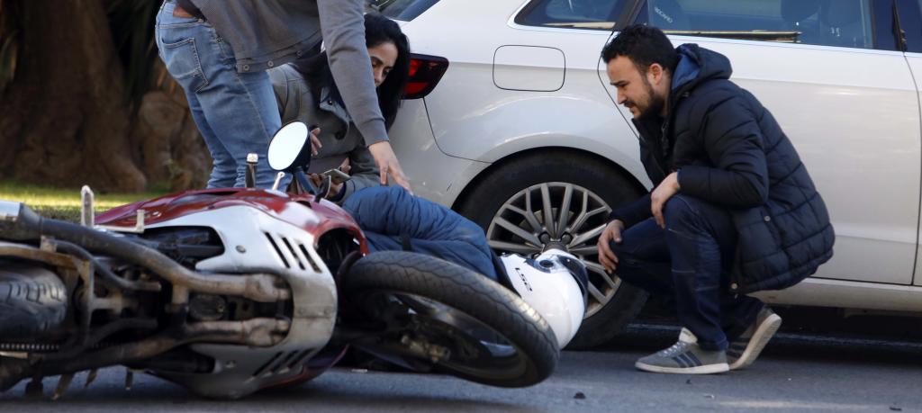 Accidente de moto Accidente de moto