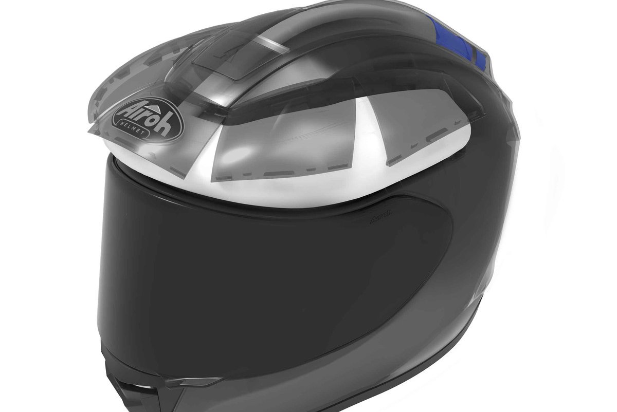 Más seguridad: Airoh presenta un casco con airbag