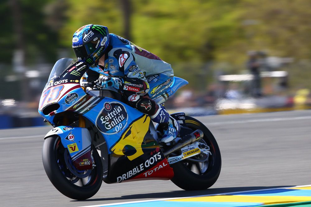 Nueva caída de Alex Marquez en Moto2 en el GP de Francia Nueva caída de Alex Marquez en Moto2 en el GP de Francia