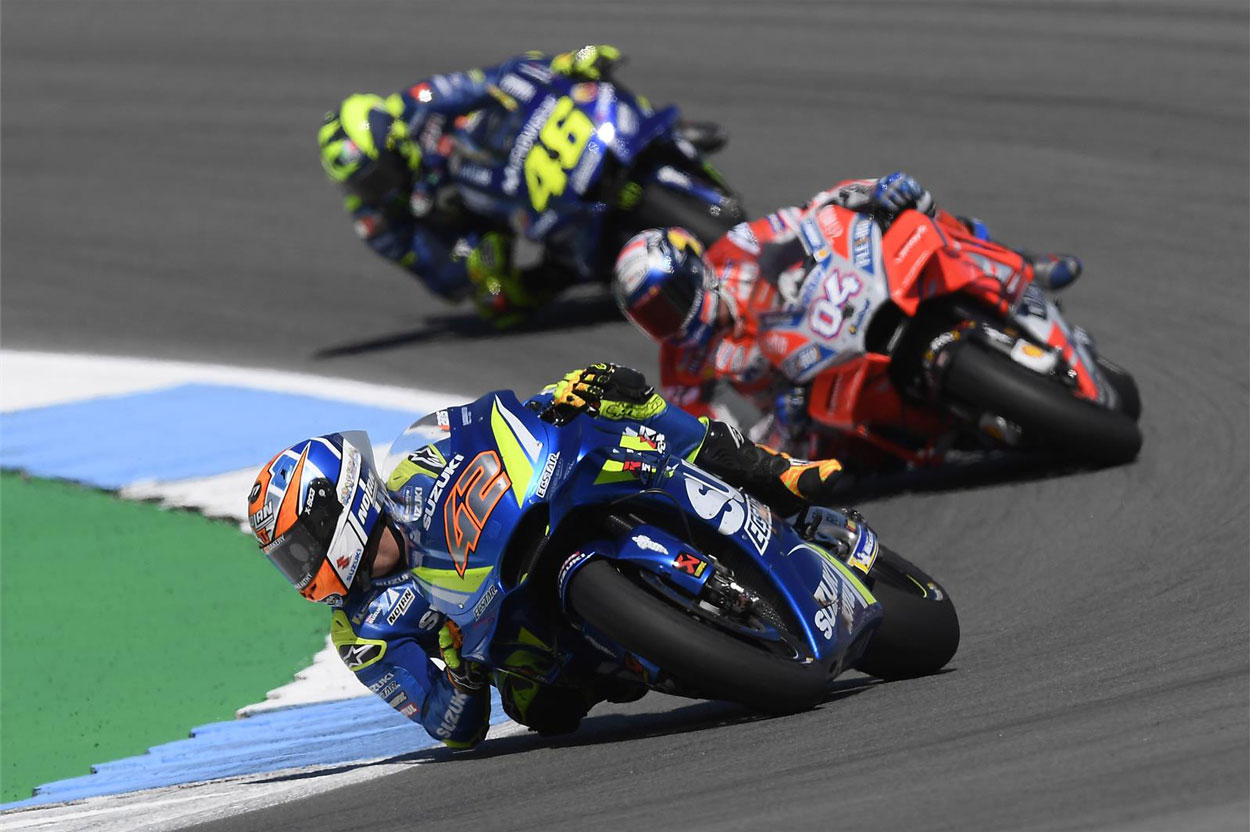 Alex Rins tras el GP de Assen