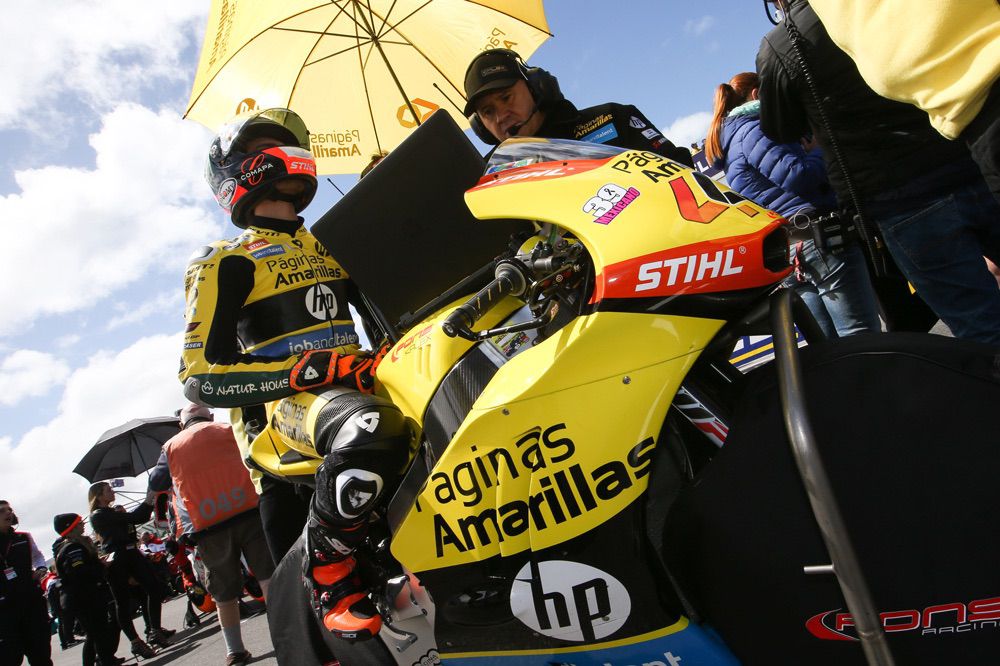 Caida de Alex Rins en el GP de Australia