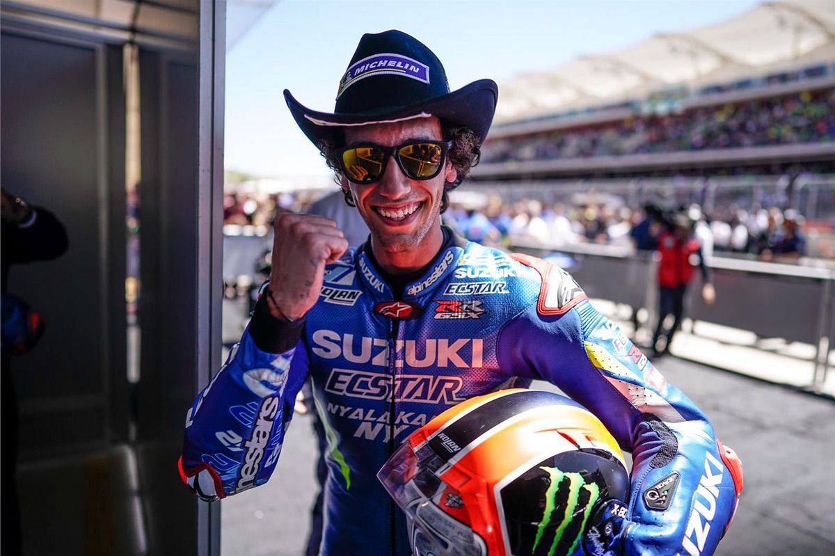 Alex Rins logró su primera victoria en MotoGP en el GP Americas