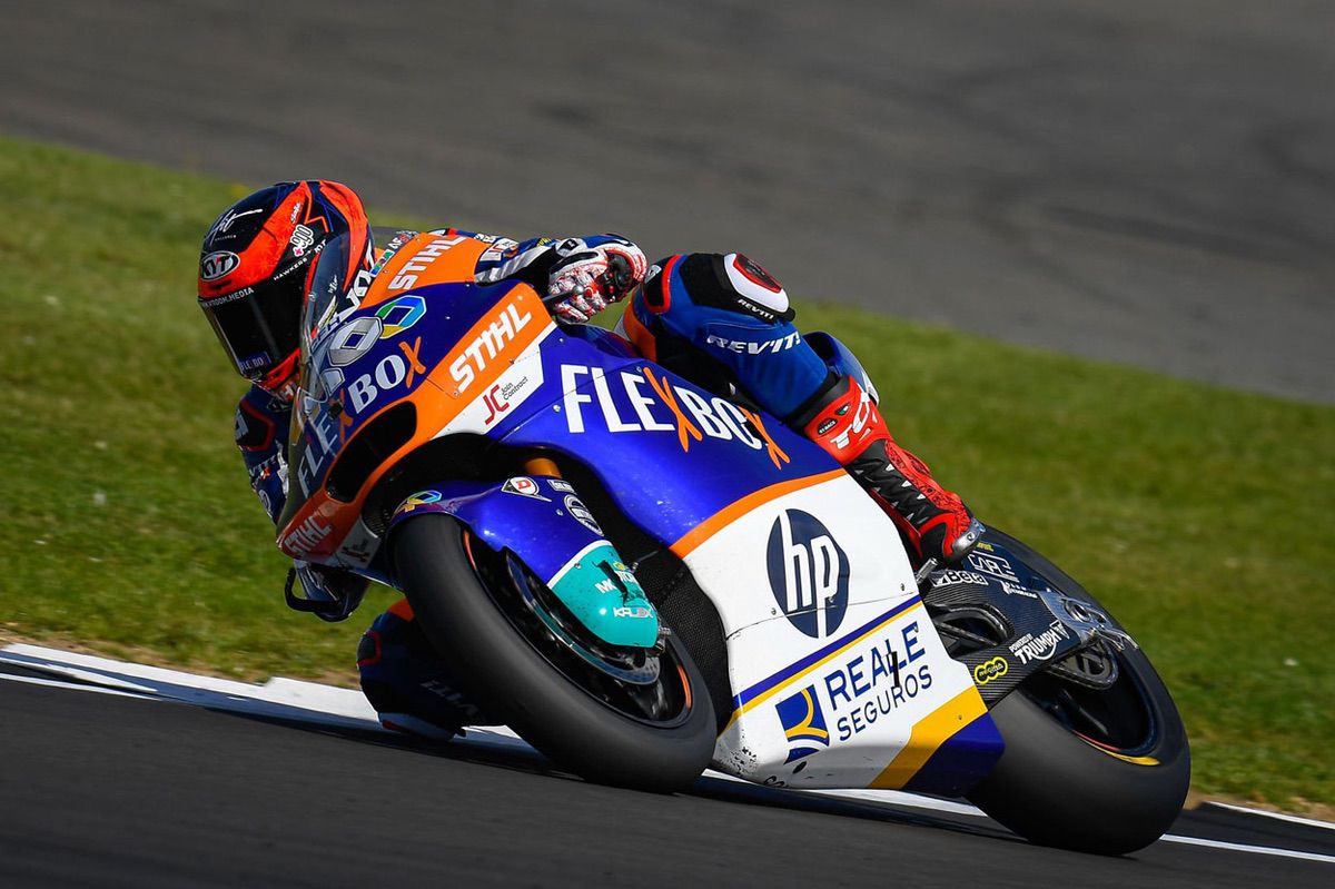 Augusto Fernández logró el mejor tiempo de los entrenamientos del viernes del GP de San Marino Augusto Fernández logró el mejor tiempo de los entrenamientos del viernes del GP de San Marino