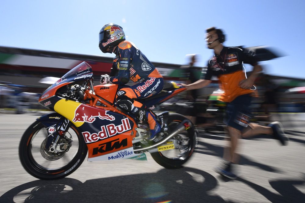 Victoria de Brad Binder en Moto3
