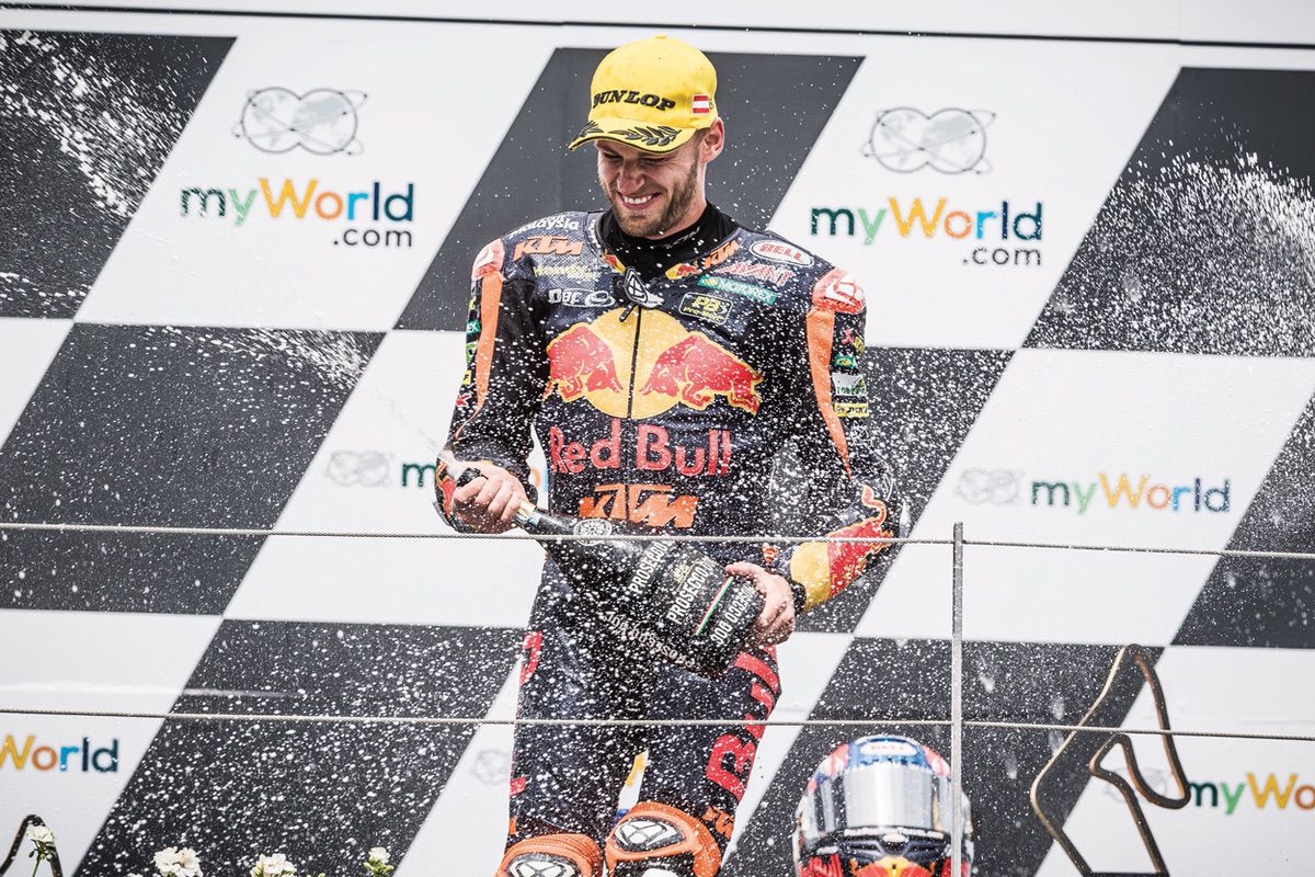 Victoria de Brad Binder en Moto2 en el Gran Premio de Austria Victoria de Brad Binder en Moto2 en el Gran Premio de Austria