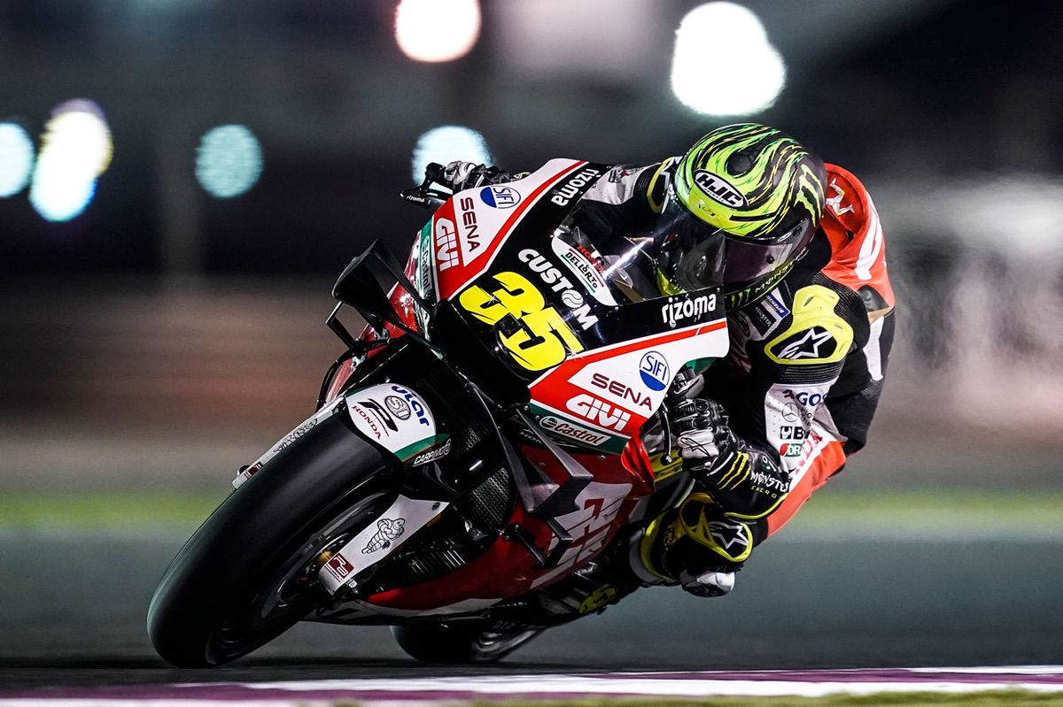 Cal Crutchlow fue tercero en el GP de Qatar, en la categoría MotoGP