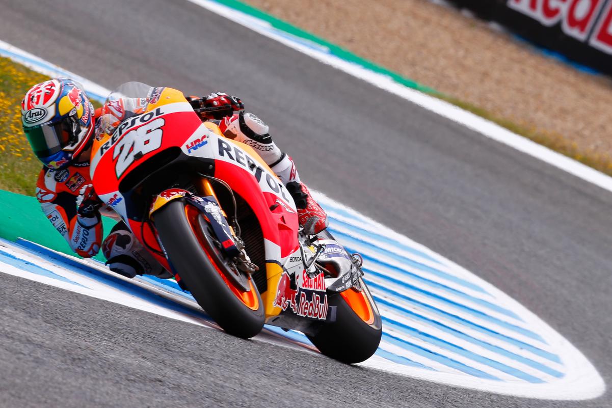 Dani Pedrosa el más rápido del viernes en Jerez