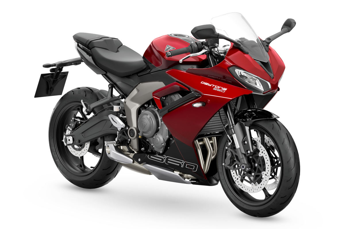 Nueva Triumph Daytona 660 2024: 95 CV, 201 kg y 9995 euros