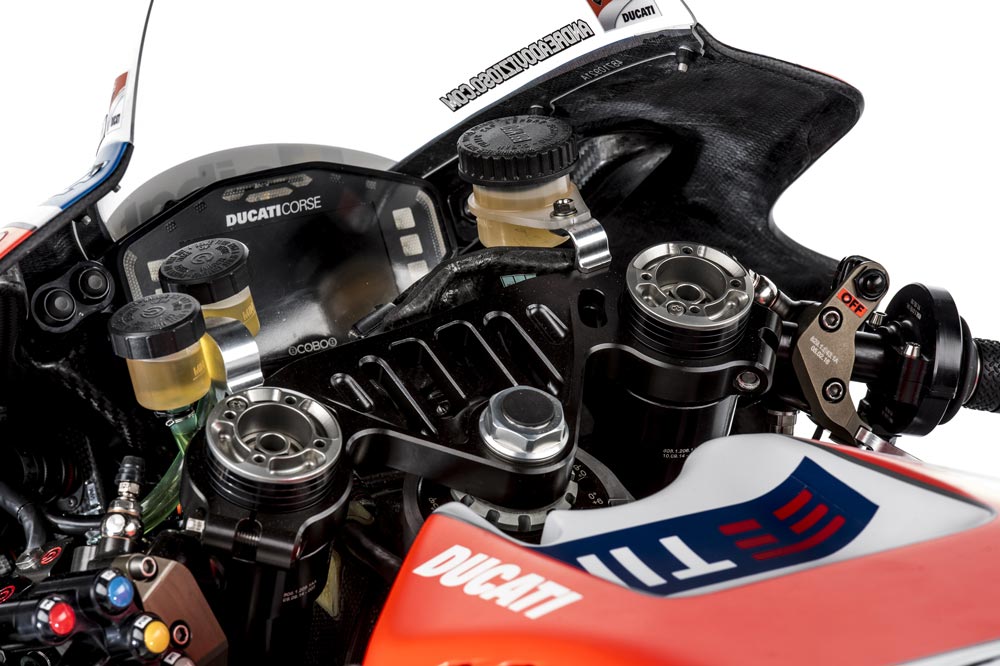 Cuadro de instrumentos de la Ducati Desmosedici GP07 MotoGP 2017