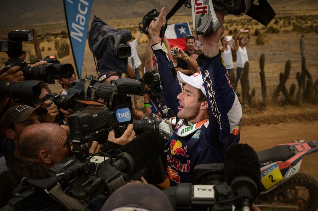 Marc Coma (KTM) ganador del Dakar 2014