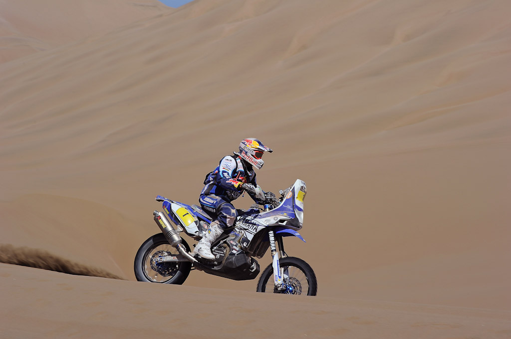 Cyril Despres (Yamaha) en el Dakar 2014