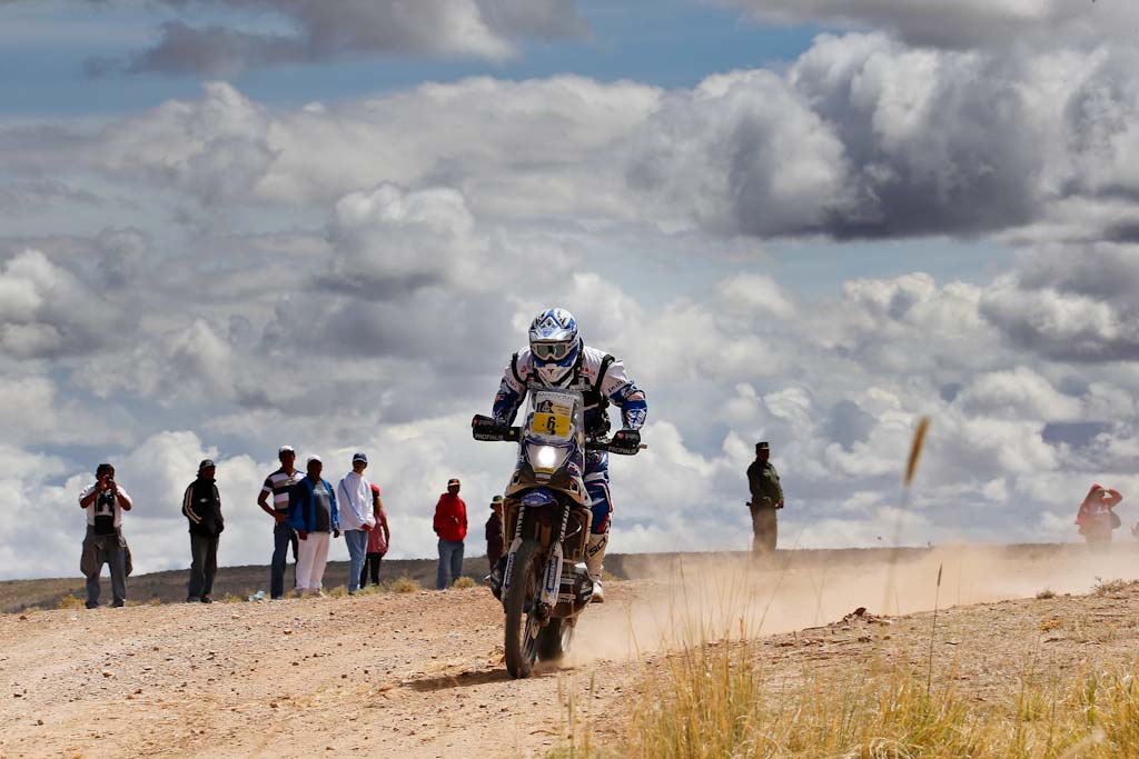 Olivier Pain (Yamaha) en el Dakar 2014
