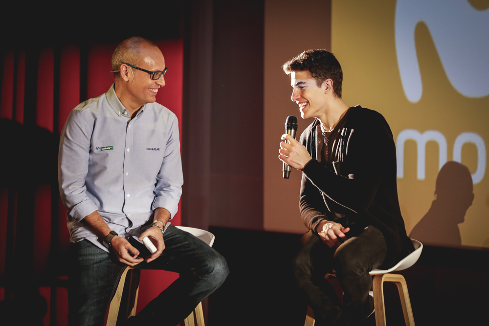 Ernest Riveras y Marc Marquez Ernest Riveras y Marc Marquez