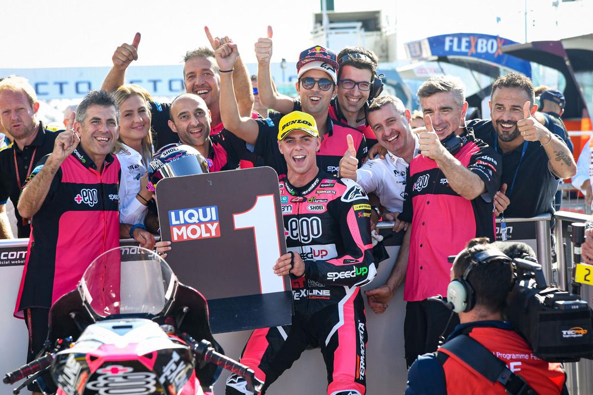 Fabio di Giannantonio logró la pole en Moto2 del Gran Premio de San Marino