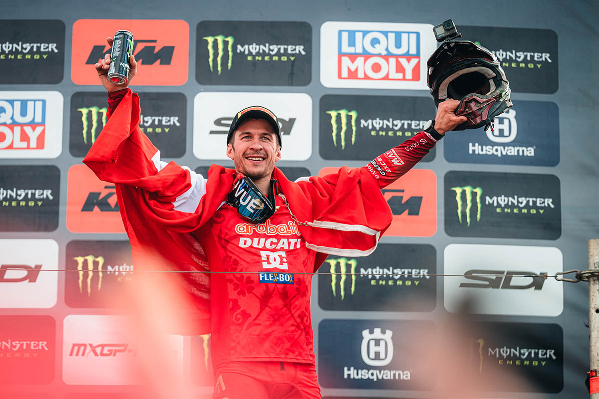 Seewer da a Ducati su primer podio en el Mundial de Motocross