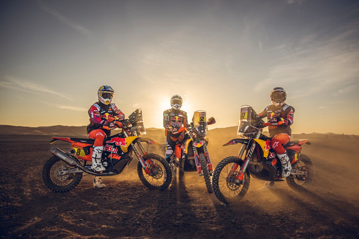 Red Bull KTM Factory Racing listo para el Dakar 2024