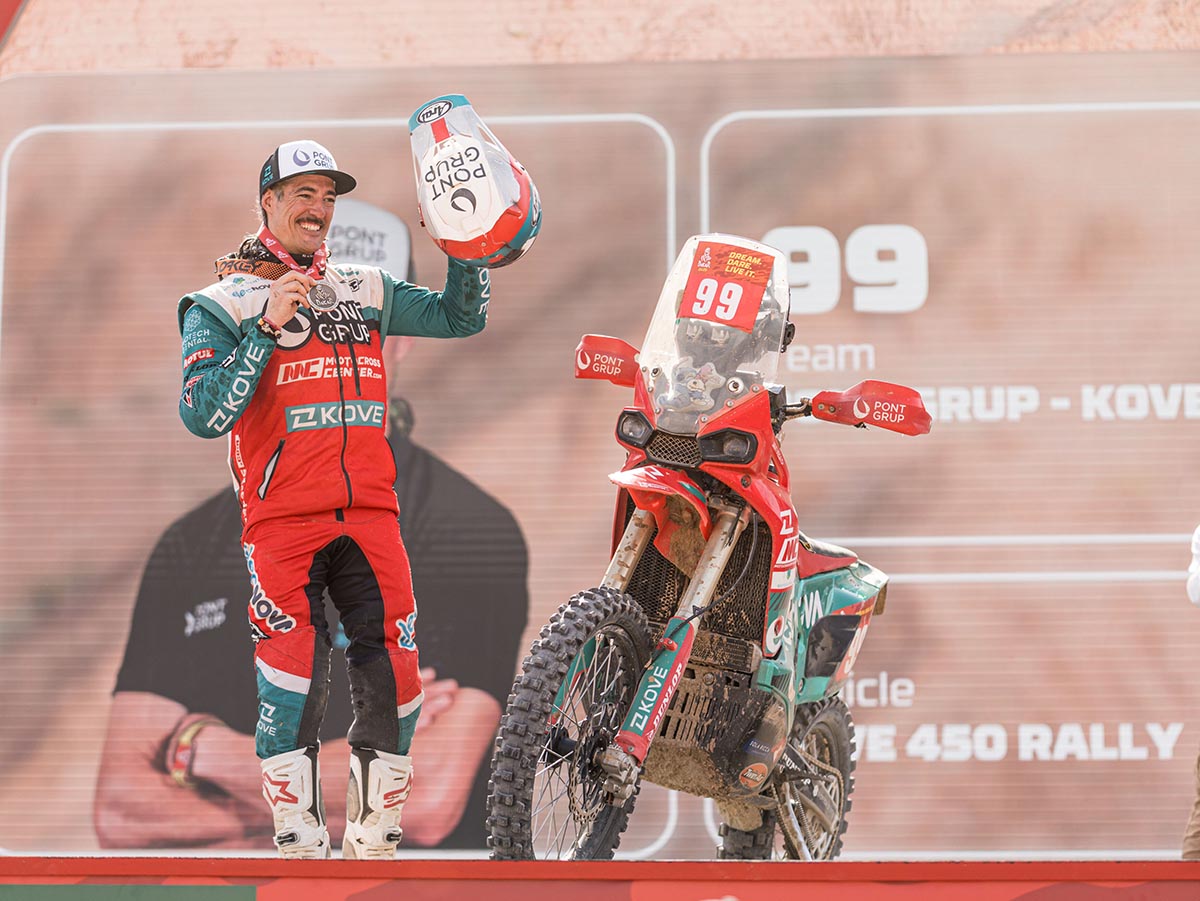 KOVE brilla en el Dakar 2026 con un Top 5 en Original y victorias históricas en Rally2