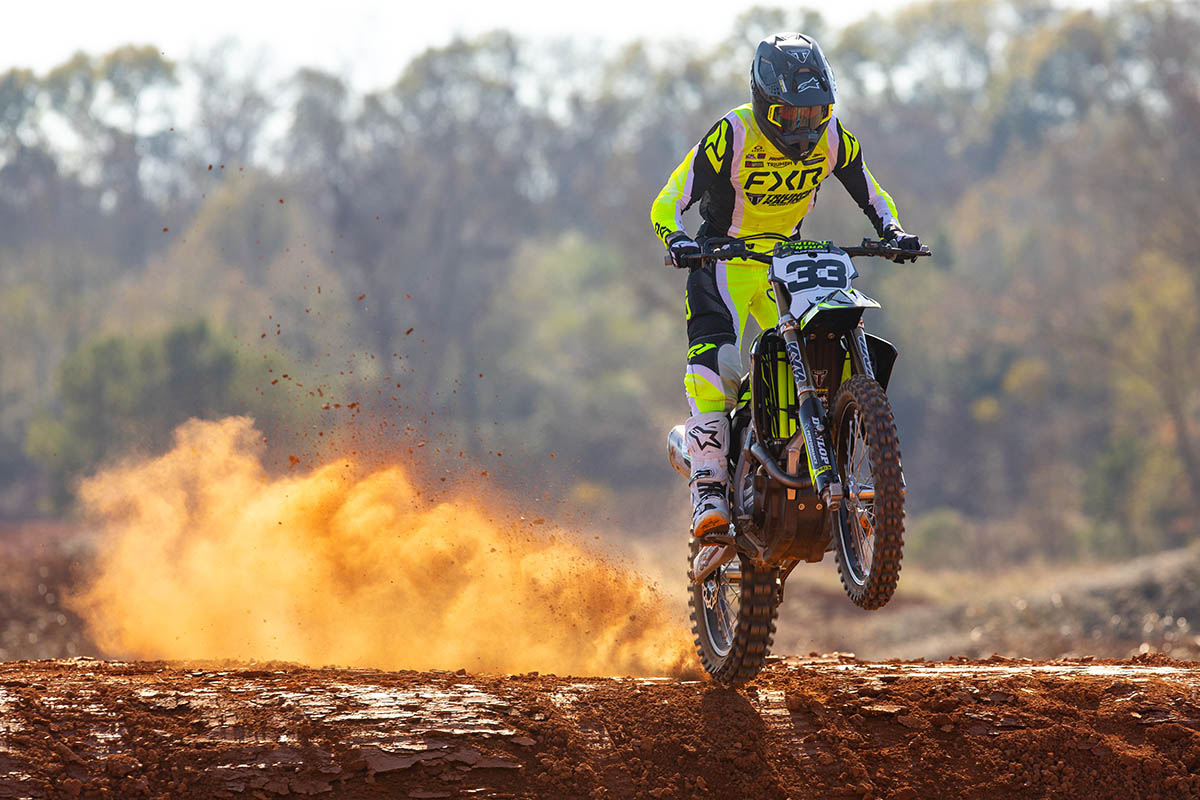 Triumph debuta en la categoría reina del AMA Supercross con la TF 450-X