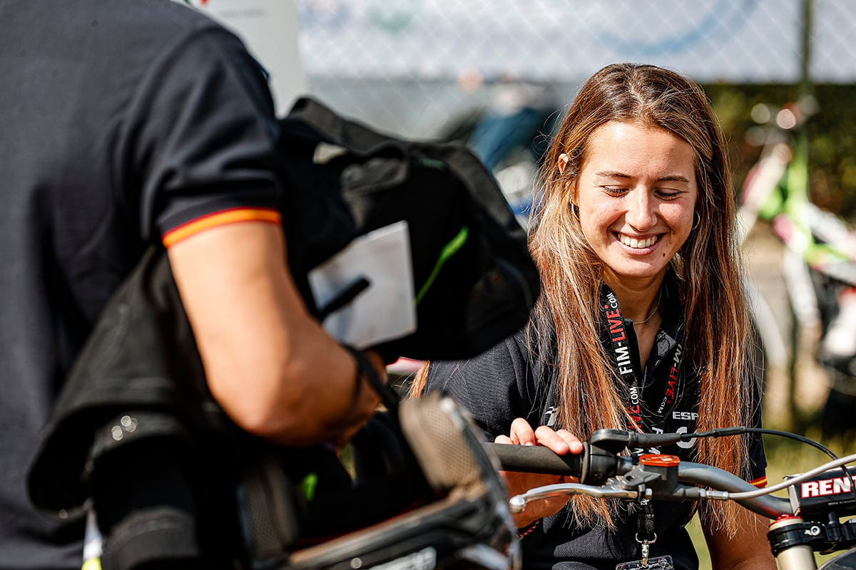 Berta Abellán, a por el oro en el TrialGP de Gran Bretaña