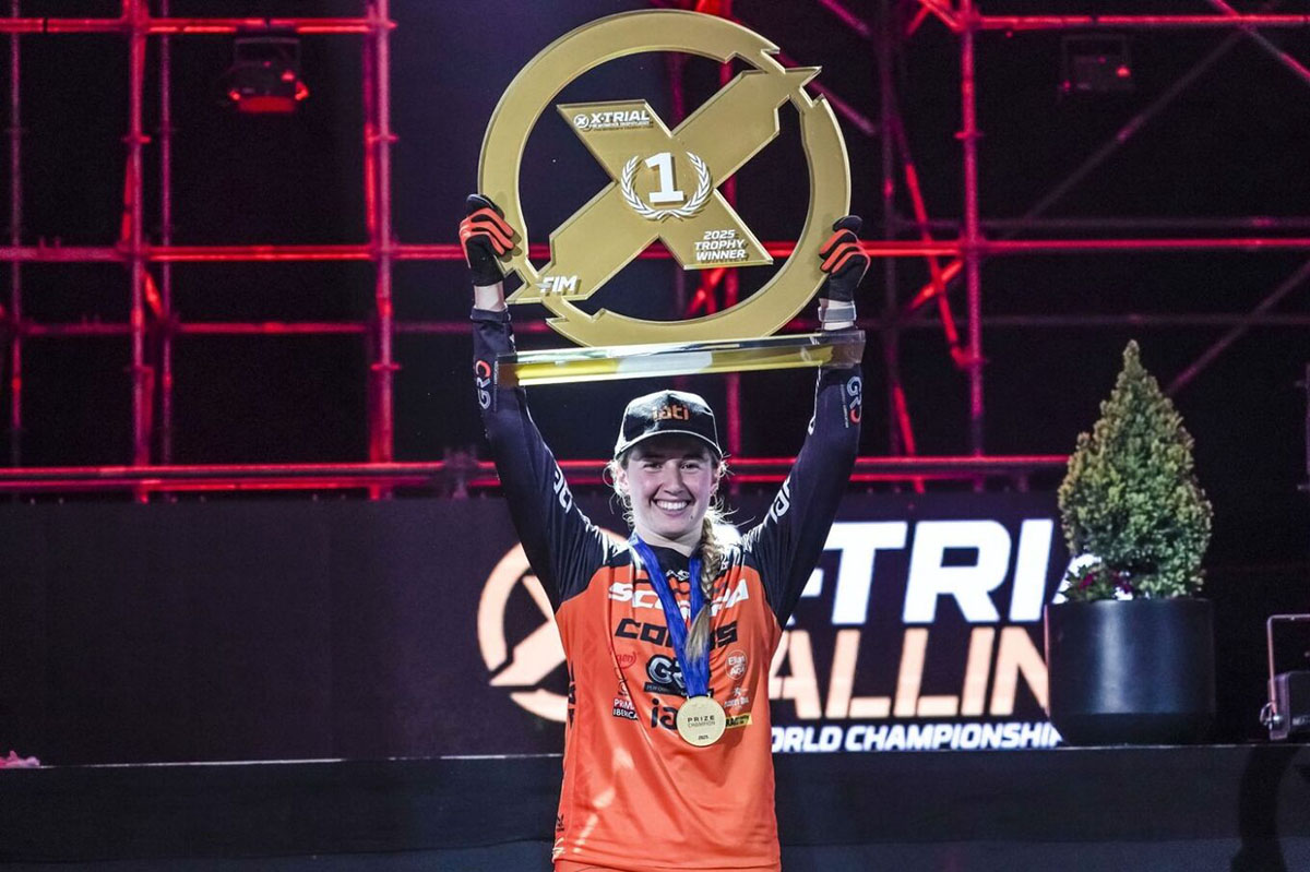Berta Abellán, primera Campeona del Mundo de X-Trial Femenino