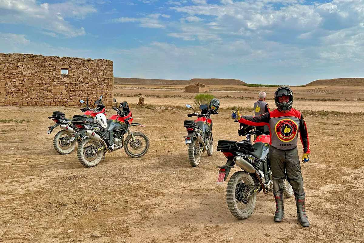 Bultaco Rally GT 300: 200 km en Los Monegros antes de Marruecos