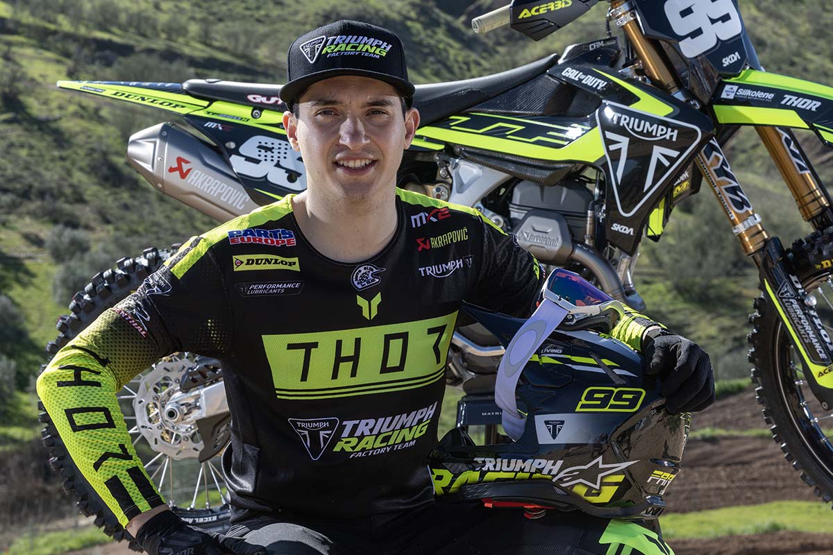 Guillem Farrés se lanza a MXGP con Triumph