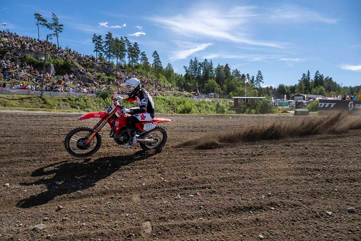 Fernández demuestra su velocidad en el MXGP de Suecia