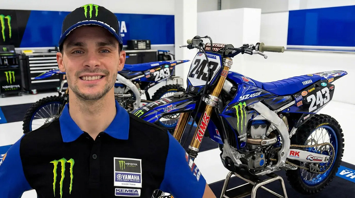 Tim Gajser inicia una nueva era en el MXGP con Yamaha y ambición intacta