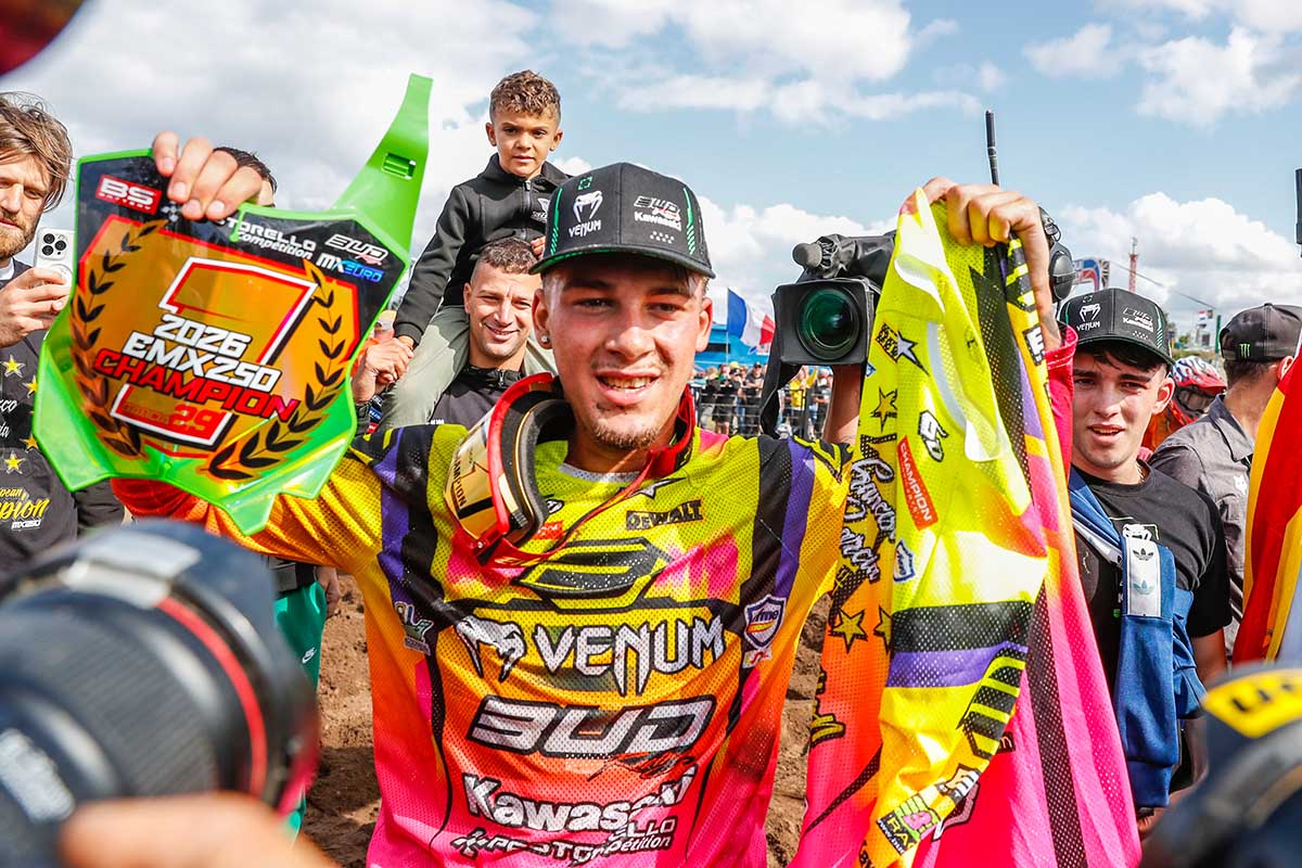 Francisco García ya es campeón de Europa de EMX250