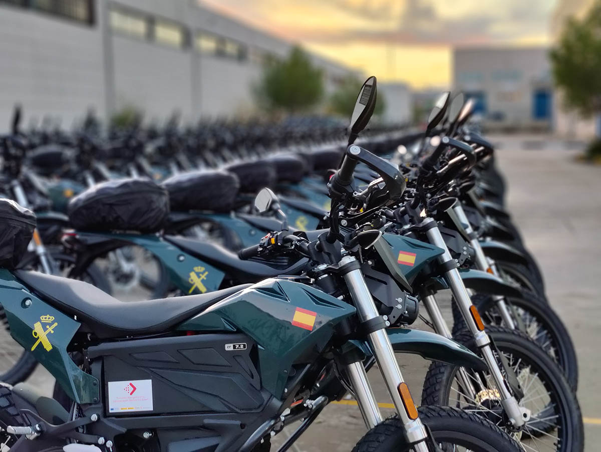 La Guardia Civil electrifica su flota de motos con Zero Motorcycles