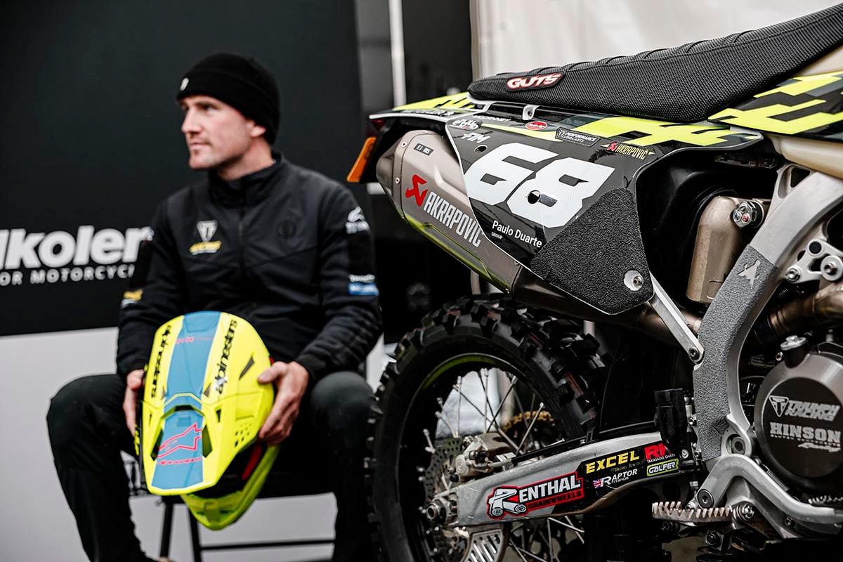 Jamie McCanney deja EnduroGP y asume el rol de Rider Coach en Triumph