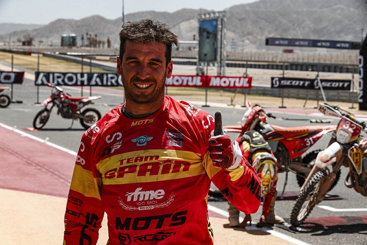 Jaume Betriu cuelga el casco y se despide del Mundial de Enduro