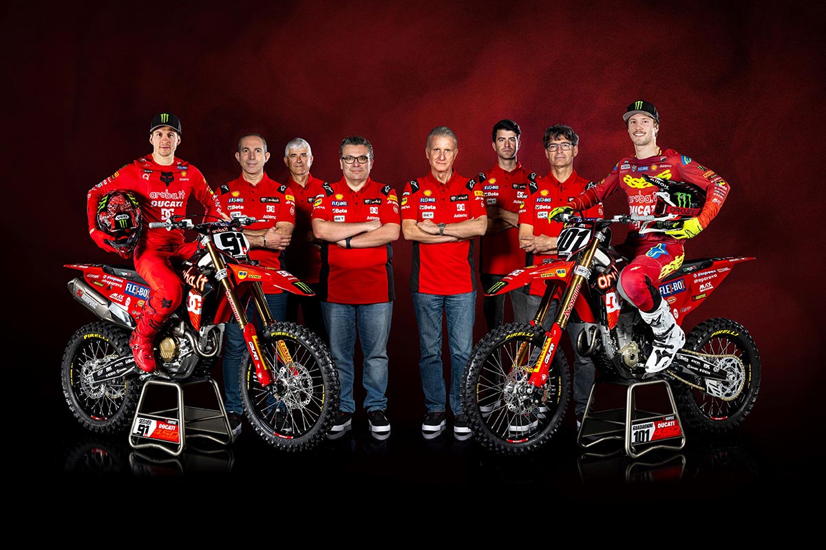 Ducati Factory MX Team se presenta oficialmente en Bérgamo